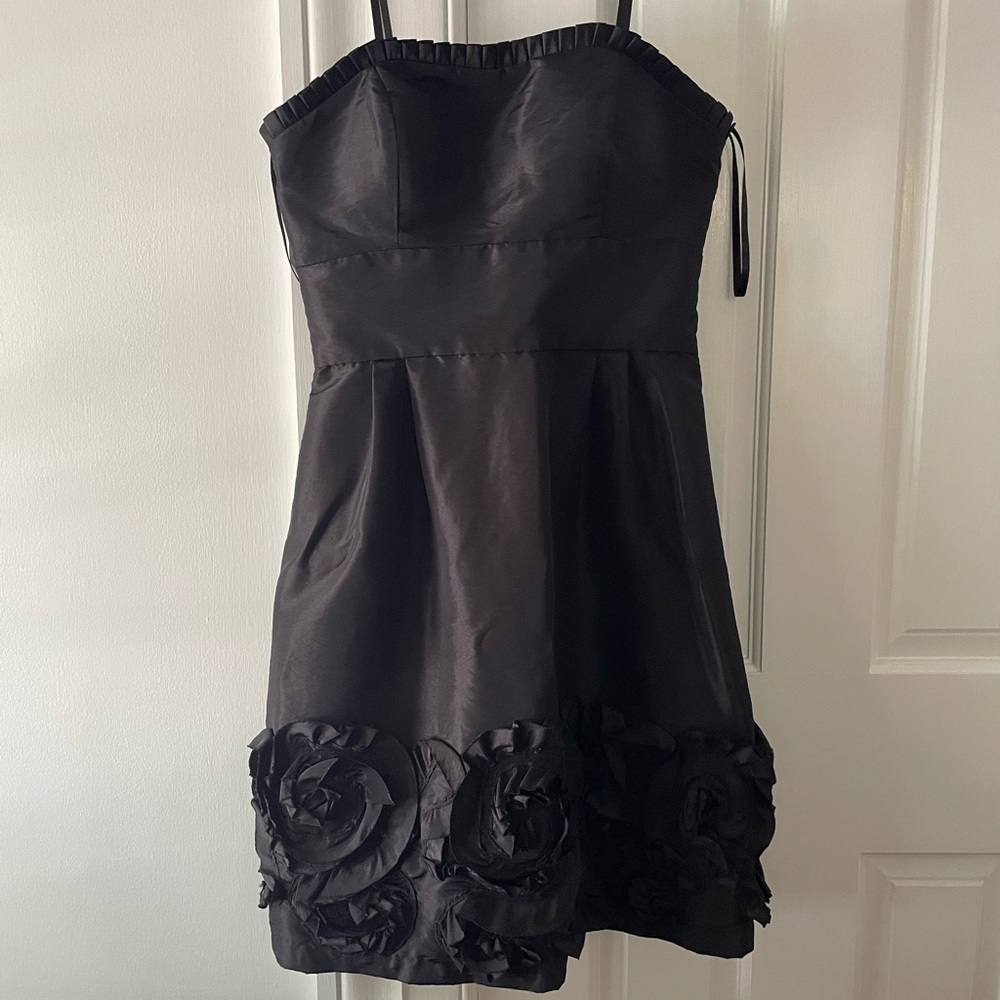 Black mini dress